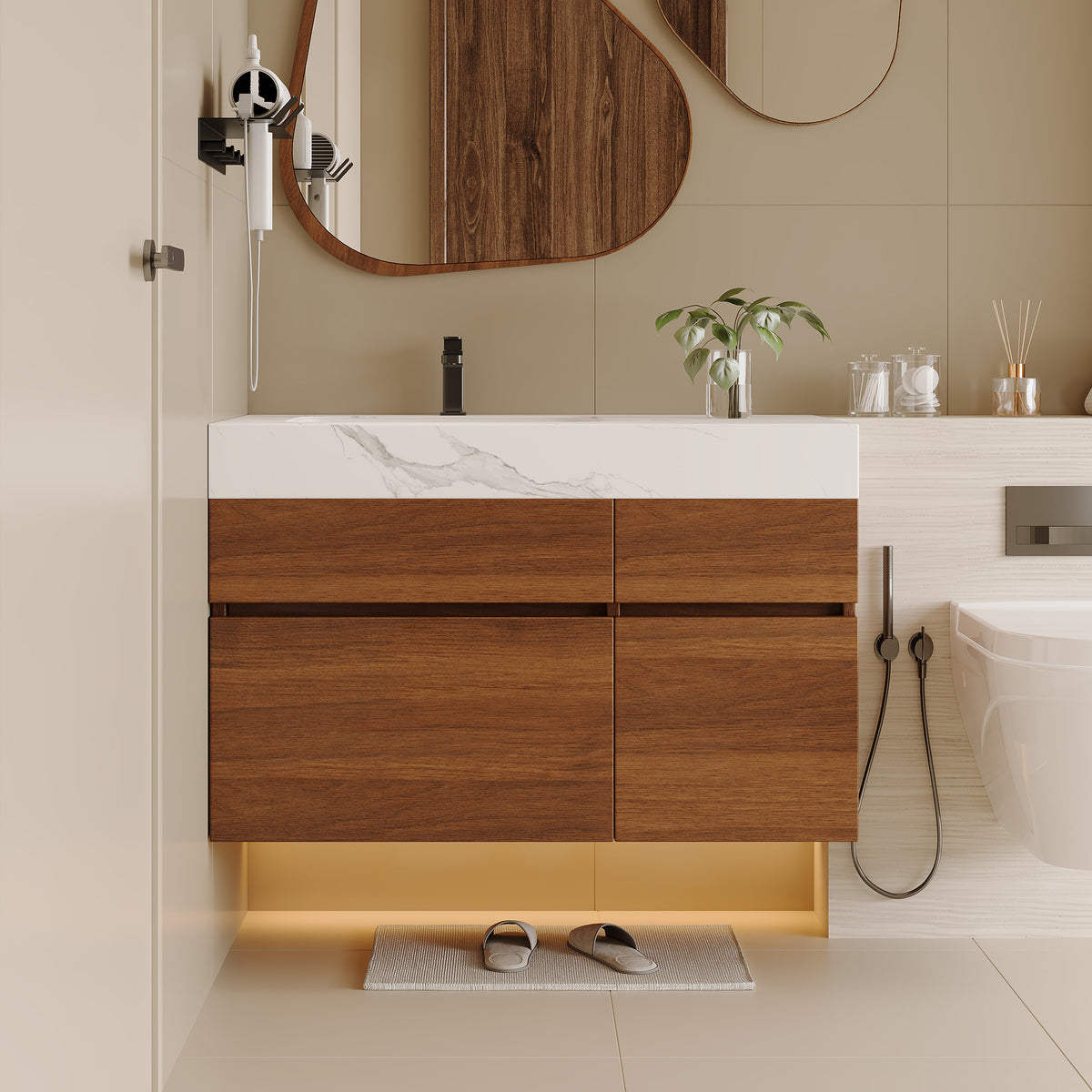 36" Modern Floating Bathroom Vanity