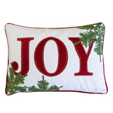 Bed Pillow White/Red