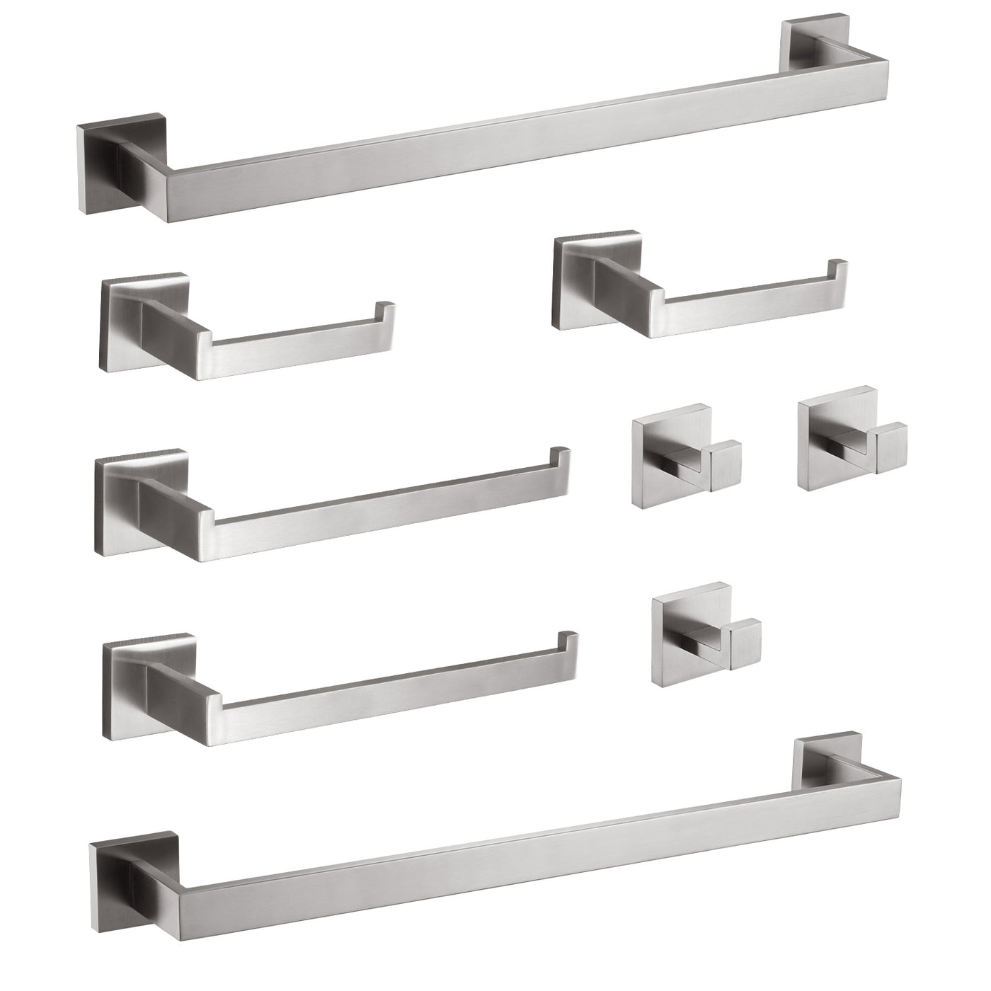 9 Piece Bathroom Hardware Set