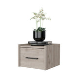 Floating Wall-Mounted Nightstand with Drawer, 13.8" Wide