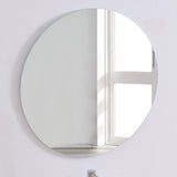 80cm bathroom mirror, round mirror, wall mount