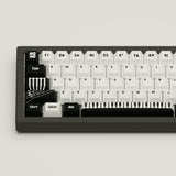 Classic Piano Design Keycaps and Mechanical Keyboard