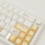 Cute Hamster Design Keycaps and Mechanical Keyboard