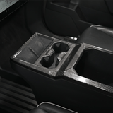 Real Carbon Fiber Front Drain Cup Panel for Cybertruck Glossy Matte