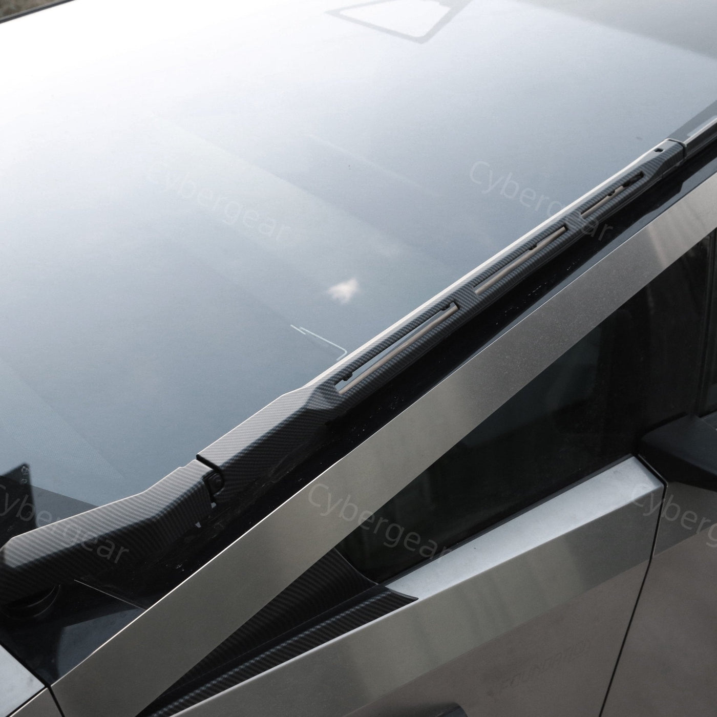 Carbon Fiber ABS Wiper Protection Trim Cover for Cybertruck