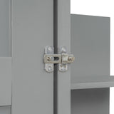 Full Engineered Wood Murphy Bed Gray