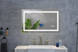 36x28 LED Bathroom Mirror Wall Mounted Vanity Anti-Fog Dimmable