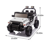 12V Kids Ride On Electric Car W/Parents Control,Dual drive, Four-wheel Suspensio