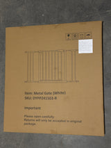 29.5-44.1" Wide Baby Gate for Stairs, Dog Gate Indoor for Doorways
