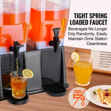 Beverage Dispenser, 3 Gallon x 2 Drink Dispensers for Parties