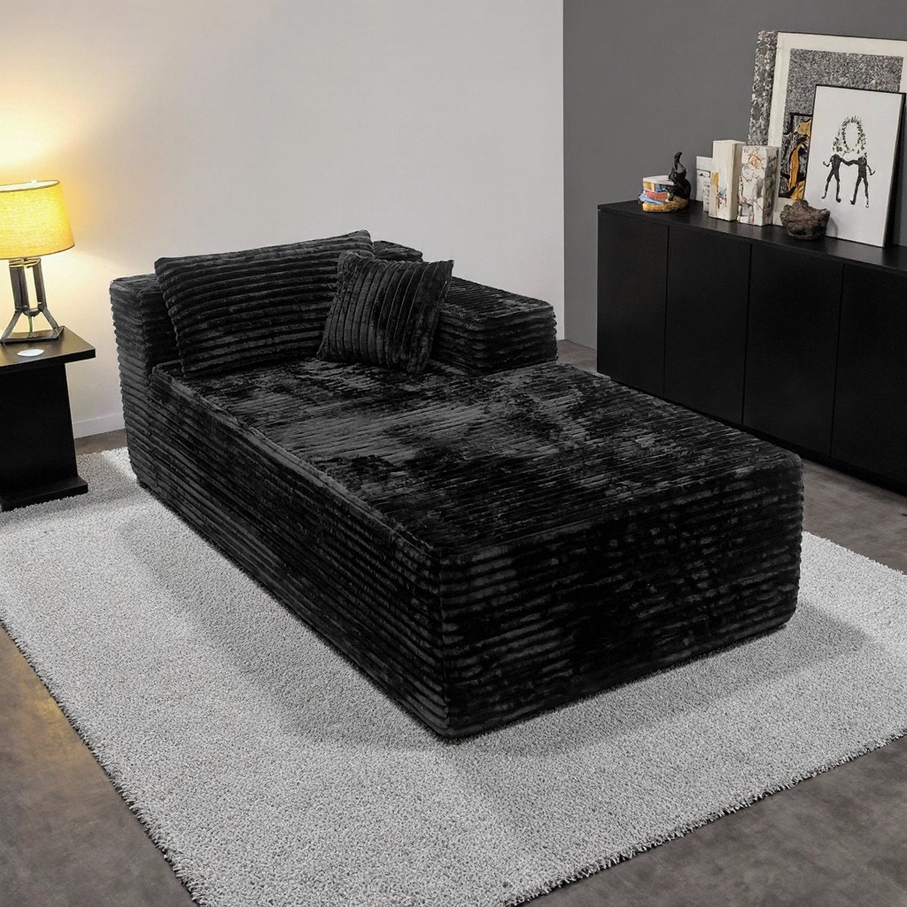 WI 009A Black Foam Seat For Two Seater Assembly Made In China