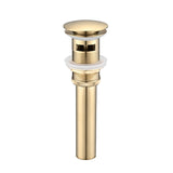 Pop-Up Bathroom Sink Drain With Overflow