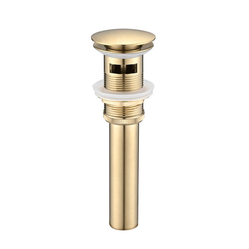 Pop-Up Bathroom Sink Drain With Overflow