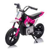 24V Kids Ride On Electric Toy Motocross Motorcycle,200W High Speed Hub Motor,Rea