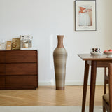 Hand-Woven PVC Rattan Floor Vase, 39.3 Inch Tall Decorative Vase