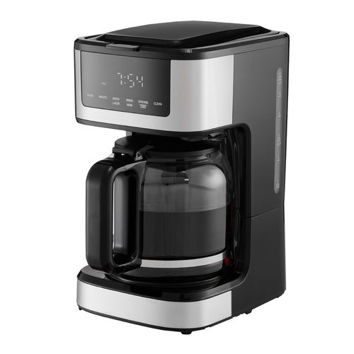 12 Cup Programmable Drip Coffee Maker with Touch Screen