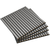 3D Faux Wood Wall Panels 24" x 24" Acoustic Sound Absorbing