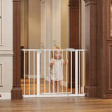 29.5-44.1" Wide Baby Gate for Stairs, Dog Gate Indoor for Doorways