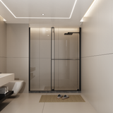 Glass Shower Door, 30 - 60 in.W x 72 in.H Shower Sliding Door Walk-in Shower