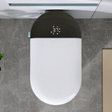 Modern Smart Toilet with Bidet Built In with Foot Kick