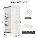 47.6 x 15.7 inch multi-functional design panel wall-mounted full-length mirror