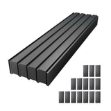 Metal Roof Panel Length 72.8IN Galvanized Roof Panels 15 PCS Waterproof Heavy