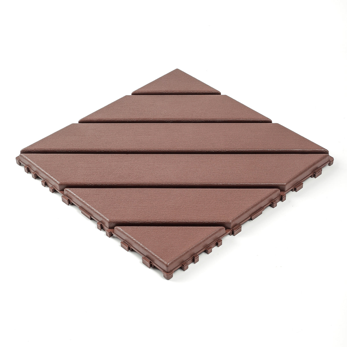 Plastic interlocking decking tiles, 44 packs of terrace decking tiles