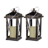 Set of 2 Menifee LED Lanterns, 5x5x11
