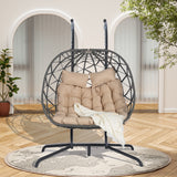 Wicker Outdoor Chair Khaki