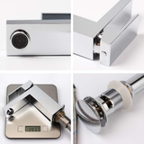 Modern Chrome Bathroom Faucet, Single Hole Bathroom Faucet