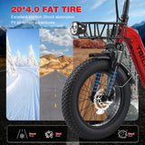 Mobility Scooter Red