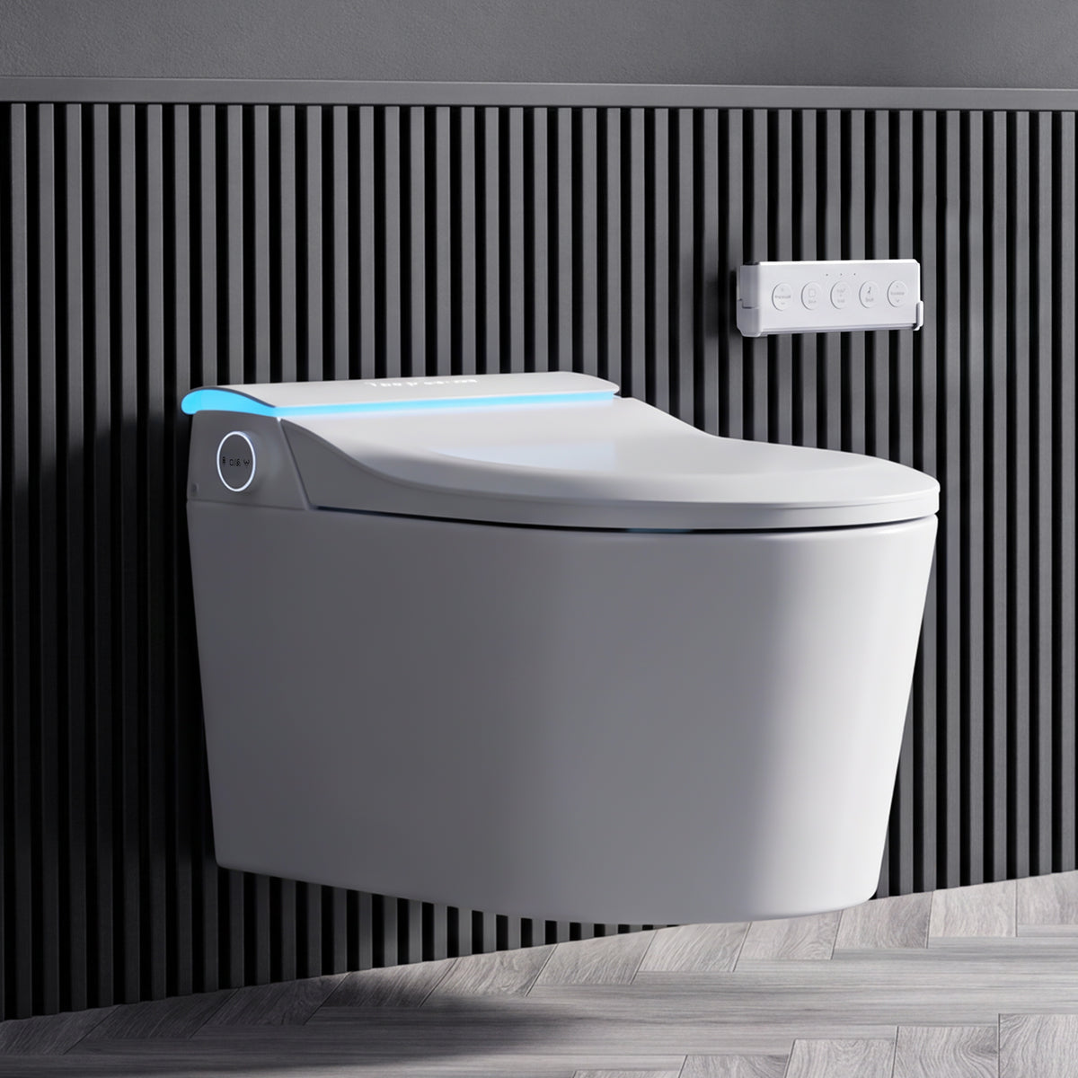 Wall-mounted Smart Toilet, Automatic Lid Opening, No Water Pressure Limitation