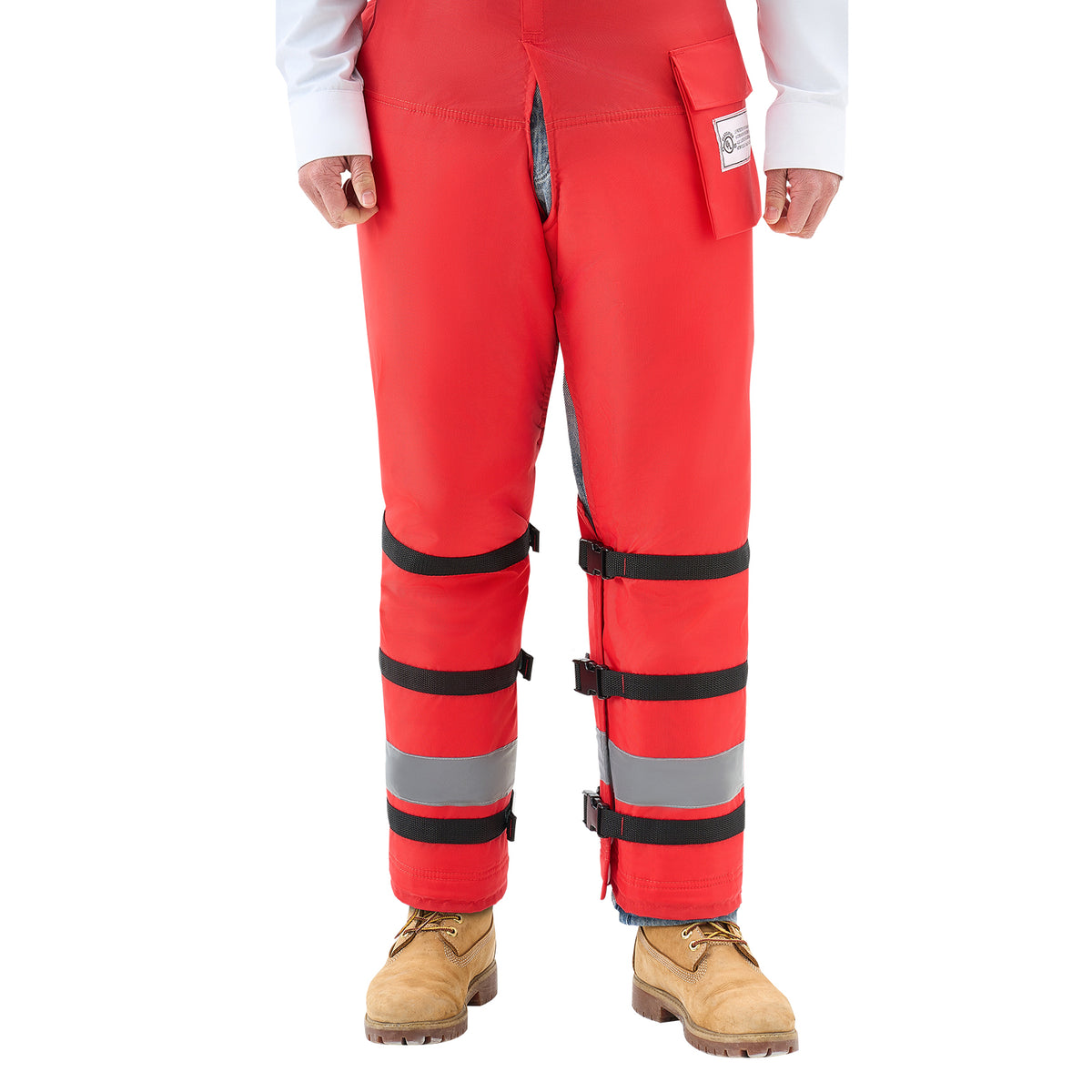 Chainsaw Chaps 39.7" Apron Style Forestry Chainsaw Safety Chaps Class D Large