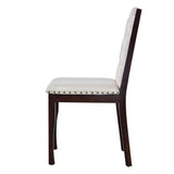 Solid Wood Dining Set Espresso