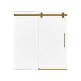 56-60"W x 72"H Frameless Sliding Shower Door Enclosure