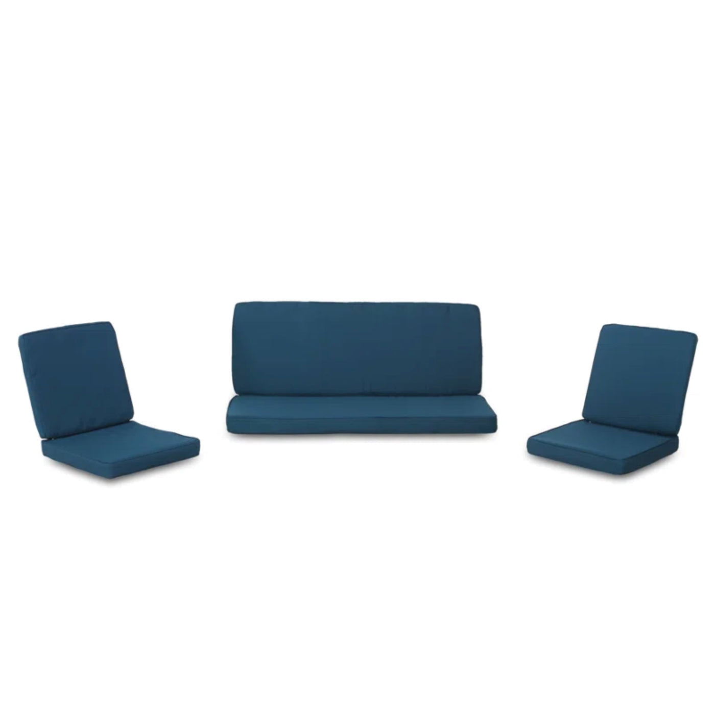 Carolina Club Chair & Loveseat Cushion Set Dark Teal