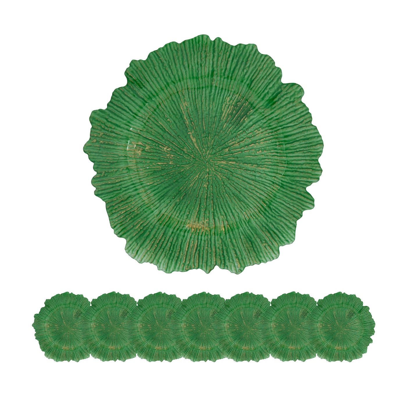 8 Pack Reef Plastic Charger Plate 13
