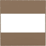10' x 10' Waterproof PVC Outdoor Curtain Panel, Brown