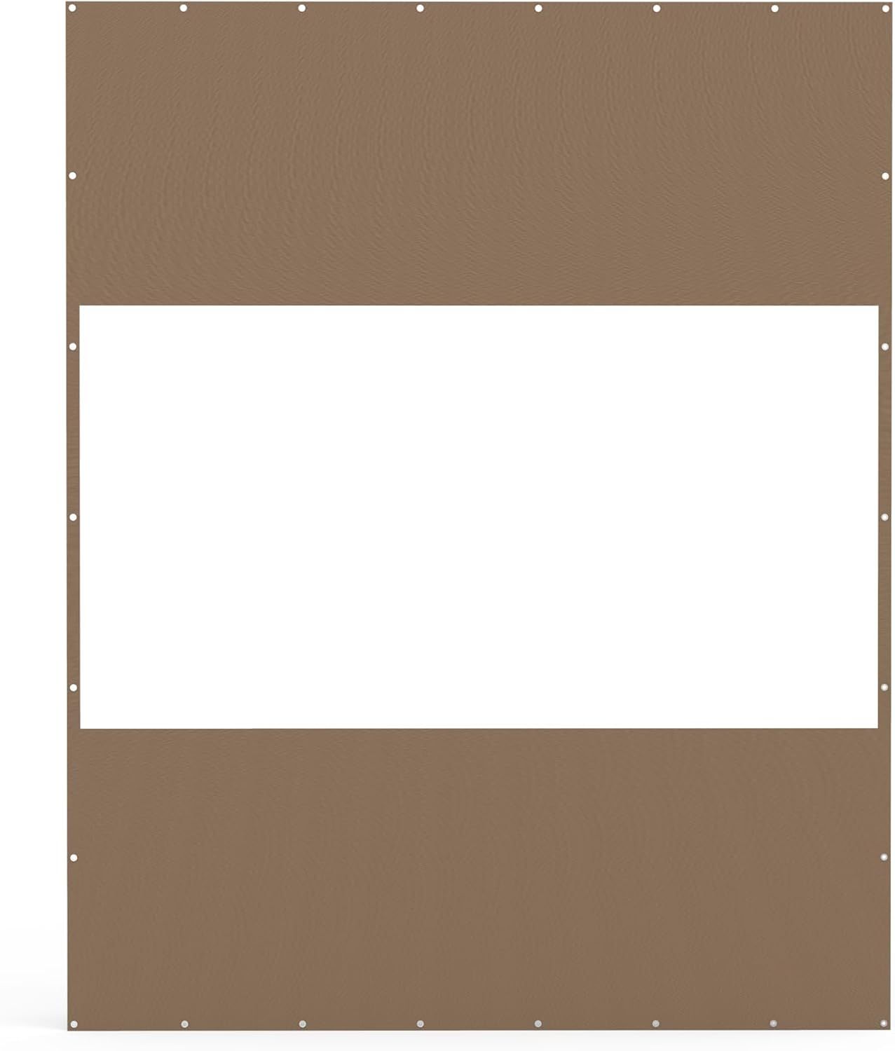 Clear PVC Outdoor Curtain Panel 10'H x 8'W Waterproof