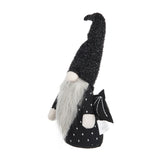 Set of 2, 10x3x15.5' Fabric Black Gnome With Wings Decor, for Halloween Decor