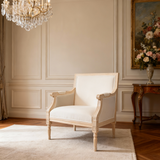 Linen Dining Chair Beige