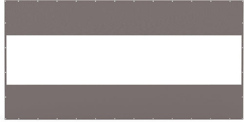 Waterproof PVC Outdoor Curtain Panel 8'H x 16'W Gray