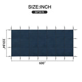 Swimming Pool Safety Cover, Fits 28x48ft Rectangular underground