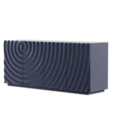 Buffet Cabinet with Storage, 4 Doors Modern Accent Storage Sideboard