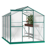 6' x 8' Heavy Duty Polycarbonate Walk-In Greenhouse
