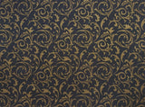 Damask Linen-Like Black Placemats pack of 24