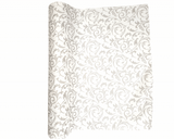 Damask Linen-Like Gray Runner Pack of 24