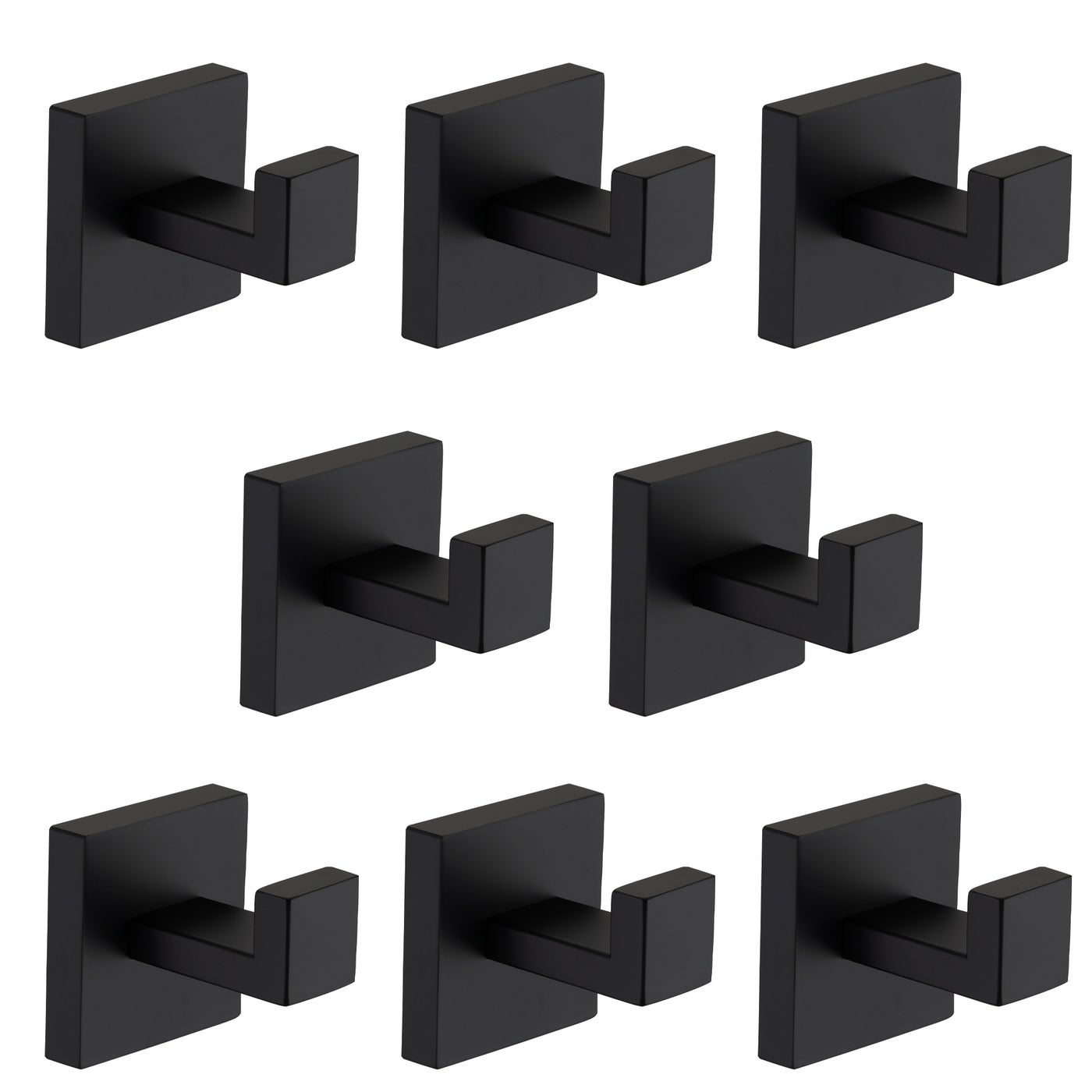 8 Pack Stainless Steel Wall Towel Hooks