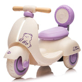 12V Kids Ride On Electric Motorcycle,Toddler Scooter W/Parents Control,Three-Whe