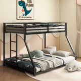 Full Metal Bunk Bed Black